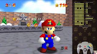 Super Mario 64 5 64  115 Star  116 Star [upl. by Marsha]