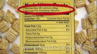 Nutrition Labels 101 What is a serving size and how do I calculate calories [upl. by Eikram]