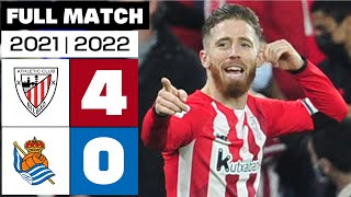 Athletic Club 4  0 Real Sociedad  PARTIDO COMPLETO  LALIGA EA SPORTS 202122 [upl. by Anerres]