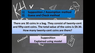 Supposition explained with model and Guess n Check [upl. by Izabel]