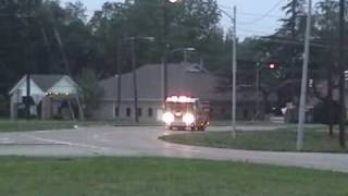 Fire Apparatus Responding to a Building Fire [upl. by Sharon]