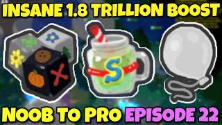 INSANE 18 TRILLION BOOST  Bee Swarm Simulator NOOB to PRO Episode 22 [upl. by Curran]