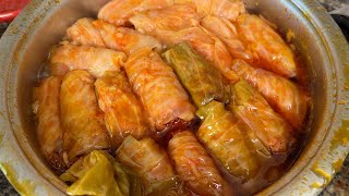 Making 600 Sarmale Romanian Stuffed Cabbage Roll in One Day [upl. by Winograd]