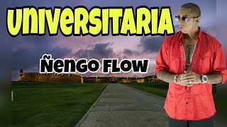 Ñengo Flow  Universitaria Letra 😎 [upl. by Arualana309]