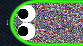 Slitherio A I 110000Score Epic Slitherio Gameplay [upl. by Nennek]