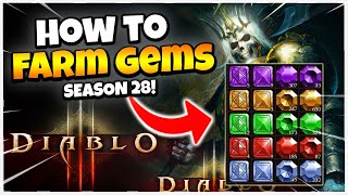 How to Farm Gems In Diablo 3 Season 28 with Examples [upl. by Kendra]