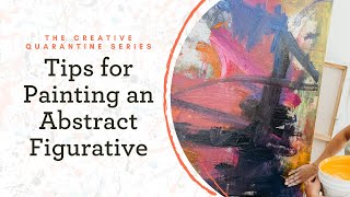 Tips for Painting an Abstract Figurative  Jodie King Art [upl. by Acie218]