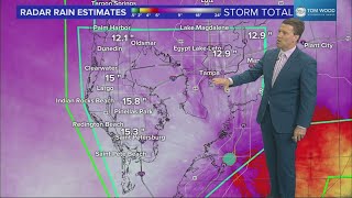 Tracking Hurricane Milton as it moves across central Florida [upl. by Idnas]