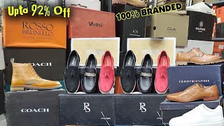 Genuine Leather Shoes Warehouse l Original Surplus Shoes Cheap price Wholesale Price in Retail [upl. by Idou]