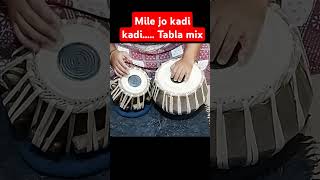 Mile jo kadi kadi tabla cover shortsviral tablashots [upl. by Laerdna]