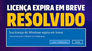 CORRIGIR AVISO DE LICENÇA EXPIRA EM BREVE  TUTORIAL 2022 [upl. by Elrebmik315]