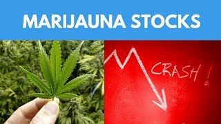 Great Lessons From The Marijuana Stocks Crashing Today [upl. by Nahsrad]