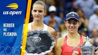 Angelique Kerber vs Karolina Pliskova Full Match  2016 US Open Final [upl. by Lemej997]