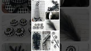 Gothic Black and White Halloween Decor [upl. by Eidolem517]