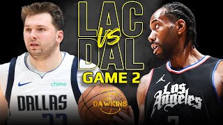 Los Angeles Clippers vs Dallas Mavericks Game 2 Full Highlights  2024 WCR1  FreeDawkins [upl. by Anerhs603]