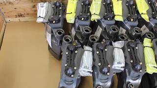 AirbrakeMarket com remanufactured knorr bremse SN7 brake calipers for mercedes actros packing [upl. by Akemahs]