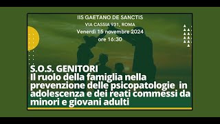 SOS Genitori Il convegno del De Sanctis [upl. by Barron827]