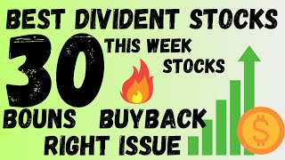 upcoming dividend stocks stockmarket dividendstocks [upl. by Gaspar]