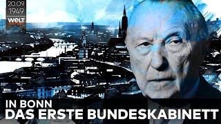 20 September 1949 Konrad Adenauers erste Regierung Wie die Bundesrepublik ihren Kurs findet [upl. by Ezzo]