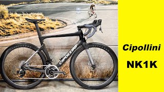 Cipollini NK1K włoska maszyna szosa aero koła rama carbon Sram RED [upl. by Nirrek]