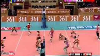 el mejor partido de voley femenino [upl. by Rucker400]