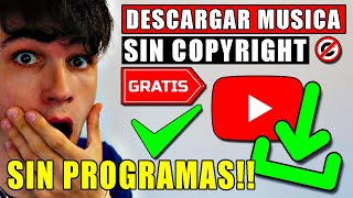 ✅ Cómo DESCARGAR MÚSICA de YOUTUBE audio GRATIS a tu PCCelular SIN PROGRAMAS 2024 👉Fácil y Rápido [upl. by Aronow]