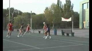 Quintic Netball  Game skills small games  3 vs 3 [upl. by Ryle202]