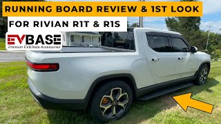 Rivian R1T  R1S Running Boards Test  Perfect Fit From EVBASE [upl. by Aicirtap]