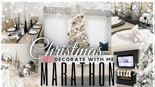 Modern Christmas Decoration Ideas 2022  White  Black Christmas Home Decor  Holiday Idea Marathon [upl. by Eceryt]