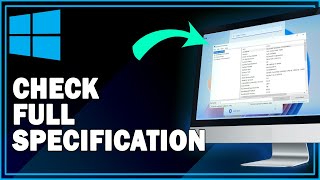 How To Check Full PcLaptop Specifications In Windows 1011  Step By Step [upl. by Medorra905]