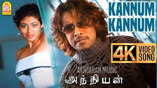 Kannum Kannum Nokia  4K Video Song  கண்ணும் கண்ணும் நோக்கியா  Anniyan  Vikram  Harris Jayaraj [upl. by Ollehto]