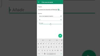 Cómo Crear ENCUESTAS en WhatsApp  NUEVA Función Disponible [upl. by Perlis]