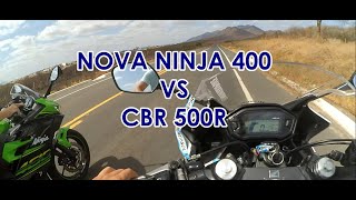 CHRYSTIAN DA CBR  NOVA NINJA 400 VS CBR 500R [upl. by Yelac977]