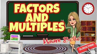 FACTORS AND MULTIPLES  ELEMENTARY MATH  MATH MADE EASY [upl. by Jochbed]