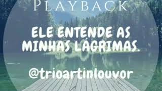 Playback  Ele entende as minhas lágrimas [upl. by Ynned]