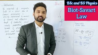 BiotSavart law  Electricity and magnetism  lecture 1  BSc and BS physics  physics ka safar [upl. by Nollad]