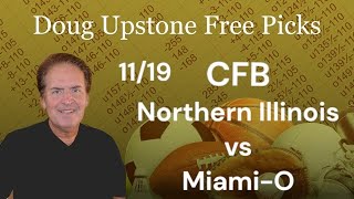 Free Football Pick Northern Illinois vs MiamiOhio 11192024 College Football Free Picks and Odds [upl. by Kone]