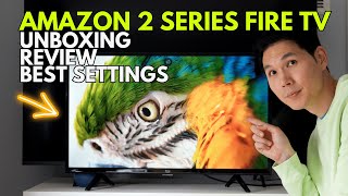 AMAZON 2 SERIES FIRE TV  Review Video Samples Best Settings [upl. by Arracahs]