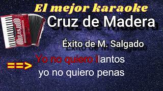 Karaoke Cruz de madera [upl. by Aynwat226]