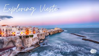 Exploring Vieste panoramic tour CC RelaxingVideo TravelItaly [upl. by Viglione]