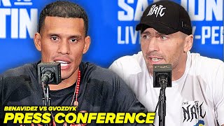 David Benavidez vs Oleksandr Gvozdyk Full Final Press Conference amp Face off [upl. by Osei]