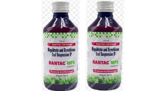 RANTAC MPS Syrup Magaldrate amp Simethicone Oral Suspension Syrup [upl. by Aerbma]