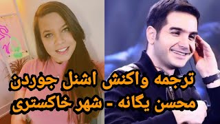 Mohsen yeganeh Shahr khakestarischnell joradan reaction ترجمه واکنش اشنل جوردن به محسن یگانه [upl. by Sevik512]