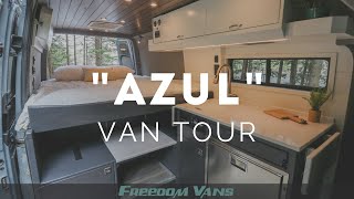 Sprinter 144quot Van Conversion Tour  NEW Spec Layout Option from Freedom Vans [upl. by Enilrae]