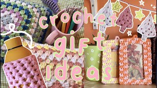 Crochet Christmas Gift Ideas  Part 2  FREE patterns homeware fashion  accessories [upl. by Falk11]