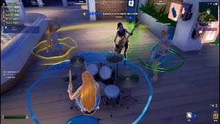 Fortnite MADE A WHOLE BAND IN HIGH SCHOOL RP LOL CRAZY MIXED SONGS [upl. by Clothilde]