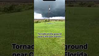 Tornado On The Ground Near Clewiston Florida [upl. by Shwalb]