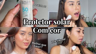 Protetor solar em bastão com cor SUNLESS  melhor BARATINHO de farmácia [upl. by Nairret]