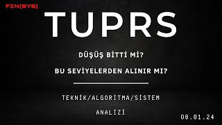 TUPRS  HİSSE DÜŞÜŞE DEVAM EDECEK Mİ  TUPRS hisse senedi teknik analizi [upl. by Yvel]