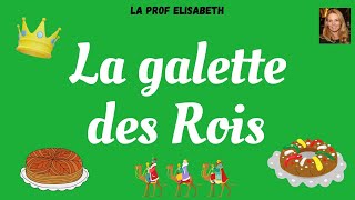 La galette des Rois en France  La fête de lEpiphanie Niveau A1 de FLE [upl. by Roanna]